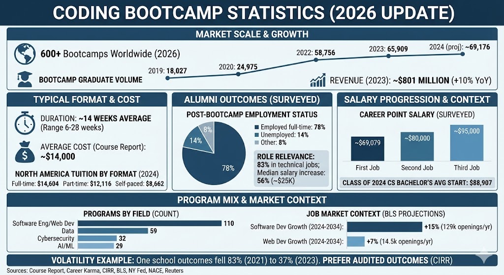 coding bootcamp statistics
